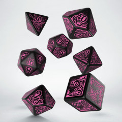 Кубики RPG Call of Cthulhu 7th Edition - Black & magenta Dice Set. Q WORKSHOP (SCTR20)