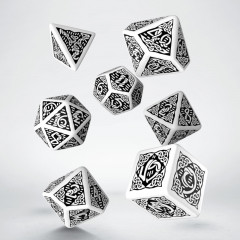 Кубики RPG Celtic White & black Dice Set. Q WORKSHOP (SCER02)