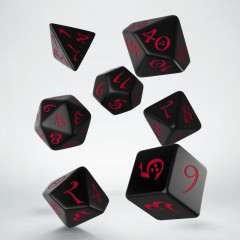 Кубики RPG Classic RPG Black & red Dice Set. Q WORKSHOP (SCLE06)
