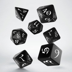 Кубики RPG Classic RPG Black & white Dice Set. Q WORKSHOP (SCLE01)