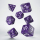 Кубики RPG Classic RPG Lavender & white Dice Set. Q WORKSHOP (SCLE07)