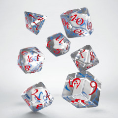 Кубики RPG Classic RPG Translucent & blue-red Dice Set. Q WORKSHOP (SCLE03)