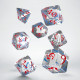 Кубики RPG Classic RPG Translucent & blue-red Dice Set. Q WORKSHOP (SCLE03)