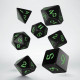 Кубики RPG Classic Runic Black & green Dice Set. Q WORKSHOP (SCLR02)