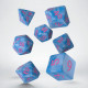 Кубики RPG Classic Runic Glacier & pink Dice Set. Q WORKSHOP (SCLR13)