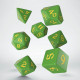 Кубики RPG Classic Runic Green & yellow Dice Set. Q WORKSHOP (SCLR12)