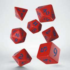 Кубики RPG Classic Runic Red & blue Dice Set. Q WORKSHOP (SCLR07)