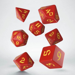 Кубики RPG Classic Runic Red & yellow Dice Set. Q WORKSHOP (SCLR03)