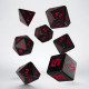 Кубики RPG Cyberpunk Red Dice Set. Blood over Chrome. Q WORKSHOP (SCPU01)