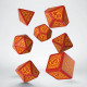 Кубики RPG Dragon Slayer Red & orange Dice Set. Q WORKSHOP (SDRS01)