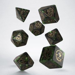 Кубики RPG Dragons Dice Set: Nephrite. Q WORKSHOP (SDRA06)