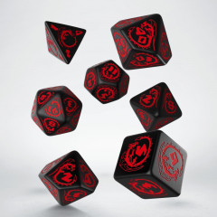 Кубики RPG Dragons Dice Set: Onyx. Q WORKSHOP (SDRA05)