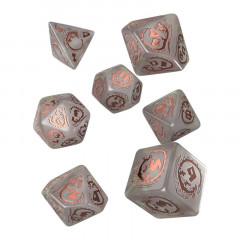 Кубики RPG Dragons Dice Set: Quartz. Q WORKSHOP (SDRA09)