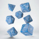 Кубики RPG Elvish Glacier & white Dice Set. Q WORKSHOP (SELV09)