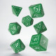 Кубики RPG Elvish Green & white Dice Set. Q WORKSHOP (SELV03)