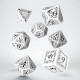 Кубики RPG Elvish White & black Dice Set. Q WORKSHOP (SELV02)
