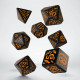 Кубики RPG Halloween Pumpkin Black & orange Dice Set. Q WORKSHOP (SHAP01)