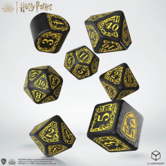Кубики RPG Harry Potter. Hufflepuff Modern Dice Set - Black. Q WORKSHOP (190142/2023/4/A)