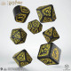Кубики RPG Harry Potter. Hufflepuff Modern Dice Set - Black. Q WORKSHOP (190142/2023/4/A)