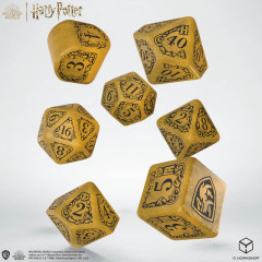 Кубики RPG Harry Potter. Hufflepuff Modern Dice Set - Yellow. Q WORKSHOP (190142/2023/4/B)