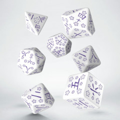 Кубики RPG Japanese Dice Set: Blue Star Lotus. Q WORKSHOP (SKAN02)