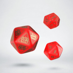 Кубики RPG RuneQuest Red & gold Expansion 3 Dice Set. Q WORKSHOP (SRQE01)