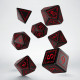 Кубики RPG Runic Black & red Dice Set. Q WORKSHOP (SRUN06)
