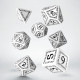 Кубики RPG Runic White & black Dice Set. Q WORKSHOP (SRUN02)