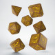 Кубики RPG Steampunk Brown & yellow Dice Set. Q WORKSHOP (SSTE06)