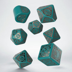Кубики RPG Steampunk Clockwork: Nautical Apparatus Modern Dice Set. Q WORKSHOP (RSTC05)
