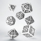 Кубики RPG Steampunk Clockwork White & black Dice Set. Q WORKSHOP (SSTC02)