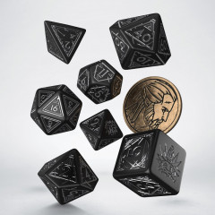 Кубики RPG The Witcher Dice Set. Geralt - The Silver Sword. Q WORKSHOP (SWGE04)