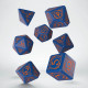Кубики RPG Wizard Dark-blue & orange Dice Set. Q WORKSHOP (SWIZ01)