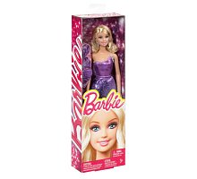 Фото Лялька Барбі Блискуча у фіолетовому платті, Barbie, Mattel, Фіолетовий, T7580-1
