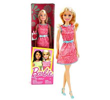 Фото Лялька Барбі з рожевим кільцем для дівчинки, Barbie, Mattel, блондинка з рожевим кільцем, T7584-1