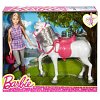 Фото 1 - Лялька Барбі в картатій сорочці з конем - набір, серія Прогулянка верхи, Barbie, Mattel, DHB68