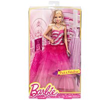 Фото Лялька Барбі у вечірній рожевій пишній сукні, Barbie, Mattel, Пишна сукня, BFW16-2