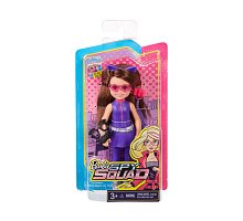 Фото Лялька Челсі, брюнетка у фіолетовому, серія Шпигунська історія, Barbie, Mattel, у фіолетовому, DHF09-2