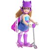 Фото 1 - Лялька Челсі у фіолетовому з самокатом, серія Суперпринцеса, Barbie, Mattel, у фіолетовому, CDY68-1