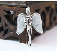 Фото Кулон "Ангел з кам'яними крилами" вставка Гірський кришталь (9080001)
