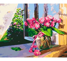 Фото Літній ранок, Серія Квіти, малювання за номерами, 40 x 50 см, Ідейка, КН2929