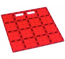 Фото Магнітний конструктор платформа для будівництва (червона), Playmags, PM167-1