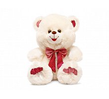 Фото Ведмідь із червоним бантом - м’яка іграшка (музична, 28 см), Lava, LF660B