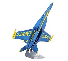 Фото Металева збірна 3D модель Blue Angels F/A -18 Super Hornet, Metal Earth (ICX212)
