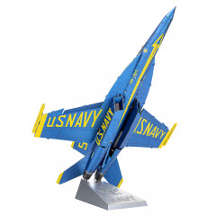 Металева збірна 3D модель Blue Angels F/A -18 Super Hornet, Metal Earth (ICX212)