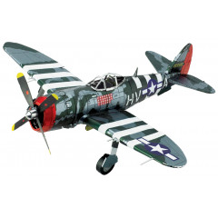 Металева збірна 3D модель P-47 Thunderbolt, Metal Earth (ME1002)
