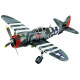Металлическая сборная 3D модель P-47 Thunderbolt, Metal Earth (ME1002)