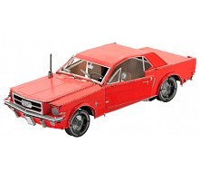 Фото Збірна металева 3D модель 1965 Ford Mustang (Red), Metal Earth (MMS056C)