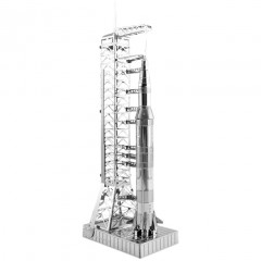 Металева збірна 3D модель Apollo Saturn V with Gantry, Metal Earth (MMS167)