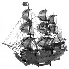 Металлическая сборная 3D модель Black Pearl (Black Version), Metal Earth (ICX016B)